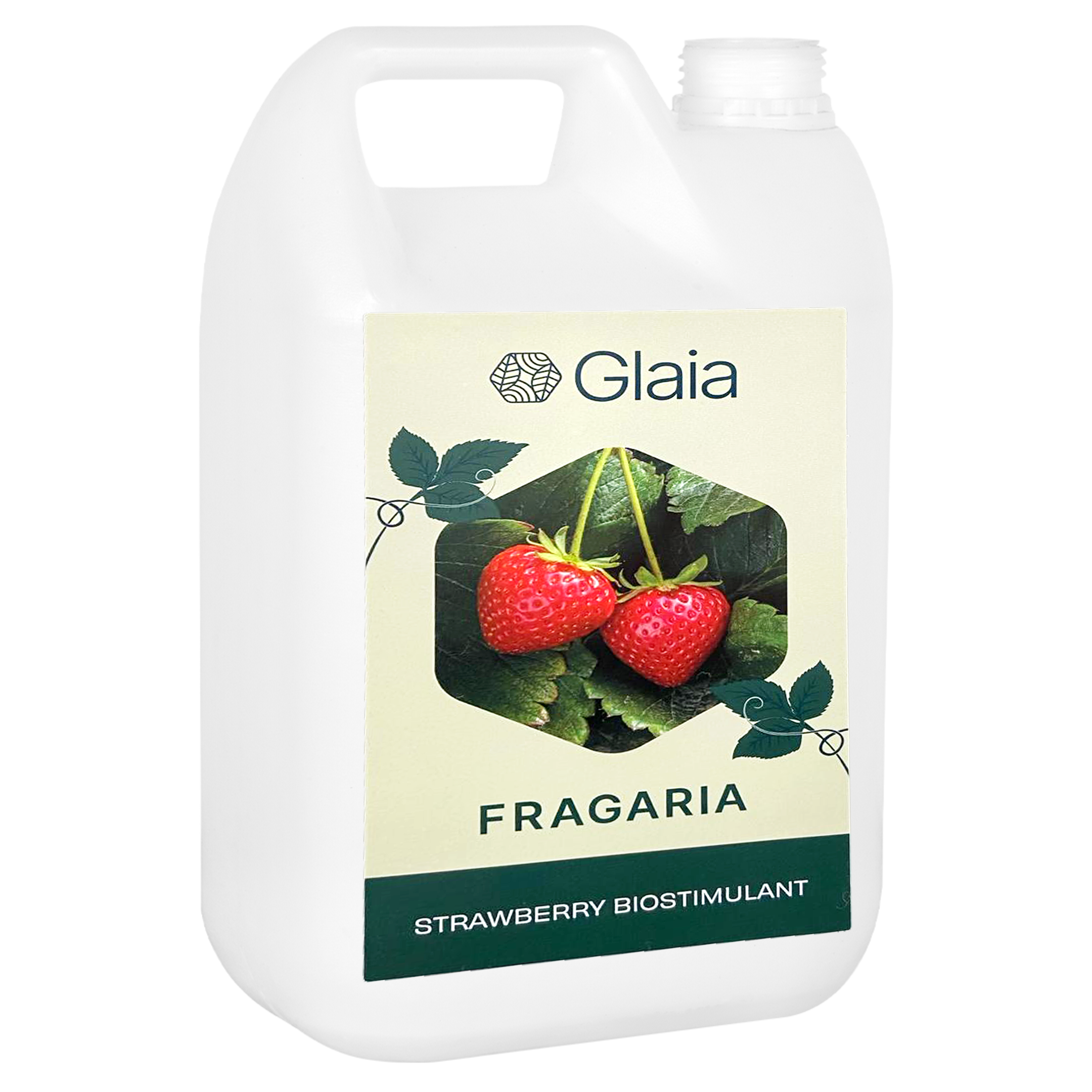 Front of Glaia Fragaria bottle